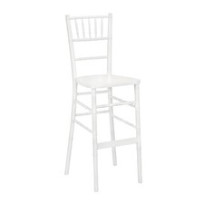 White ToughWood™ Chiavari  30" Standard Bar Height Bar Stool by Chivari