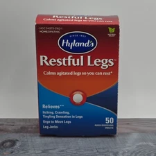 Hylands Restful Legs Homeopathic Tablets for Leg Discomfort 50 Count New
