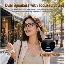 AI Smart Glasses with 4K Video & Real-Time Translation