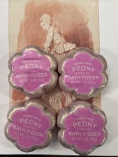 4x Trader Joes Peony Scented Bath Fizzer - Relaxing Bath Bombs   Limited 