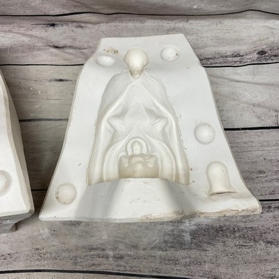 Lorraine X-141 Holy Family Nativity Scene Ceramic Slip Casting Mold Vintage