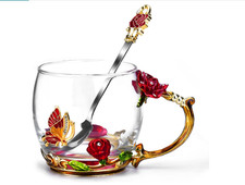 Gifts for Mom Women Valentines Day Gifts for Her Glass Coffee