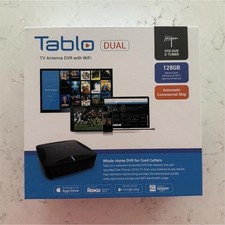 Tablo DUAL TV Antenna DVR WiFi 128GB 2-Tuner Digital Tuner Black
