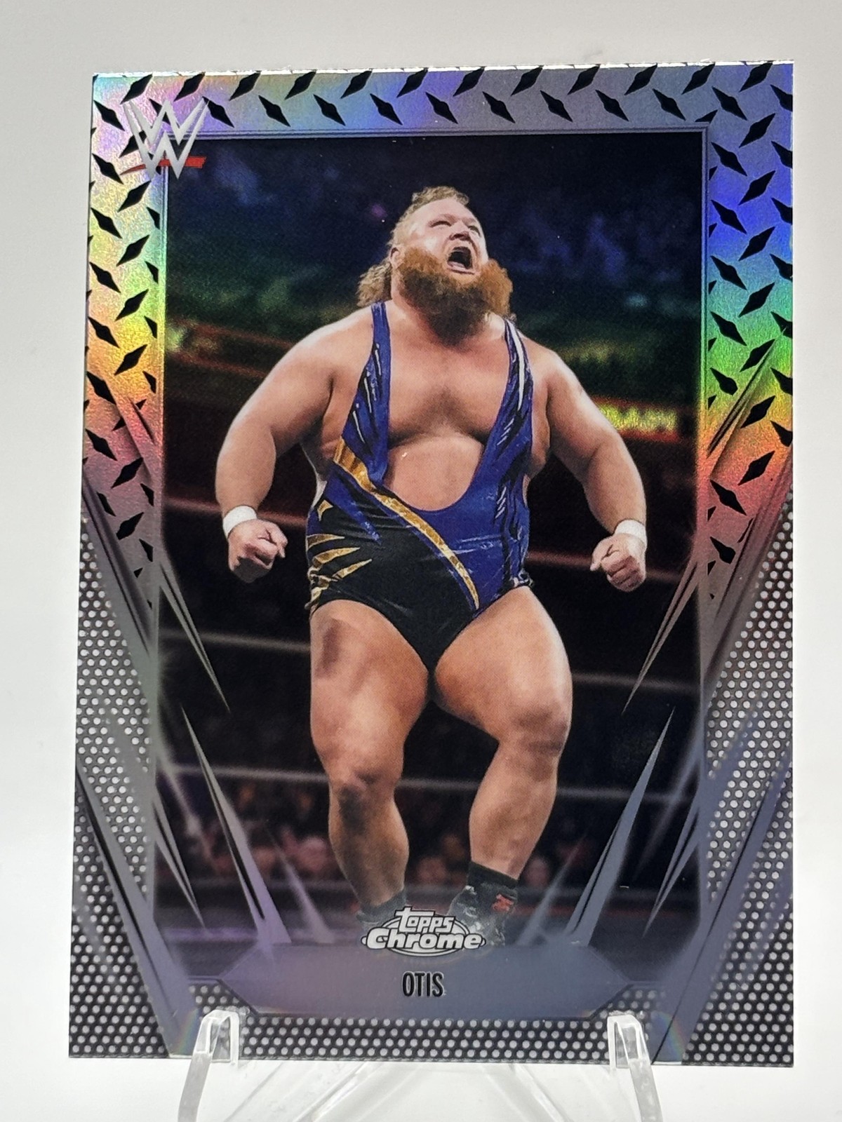 2026 Topps Chrome WWE #75 Otis Diamond Plate Refractor