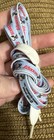 Vtg Snoopy Shoe Lasting Impressions 36” Peanuts SNOOPY Shoelaces —BLUE RARE HTF — photo 2