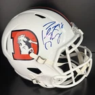 PEYTON MANNING Signed Replica Full Size Throwback Broncos Helmet (PSA-3N02535)