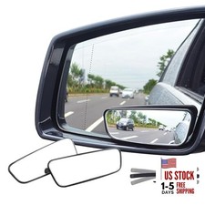 Rectangle Blind Spot Mirror, HD Glass ABS Housing Convex Wide Framed Rectangle
