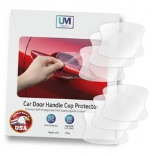 6 Pack Door Handle Cup Protector Made with Paint Handle Cups/Clear/6 Pcs