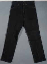 VB11412 WRANGLER MADE IN U.S.A.13MWZBN STRAIGHT LEG JEANS 33X34 msr 32"x35" 