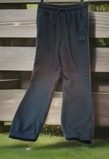 Gap Kids Unisex Black Stretch Sweatpants, Size XXL, Elastic Waist And Ankles