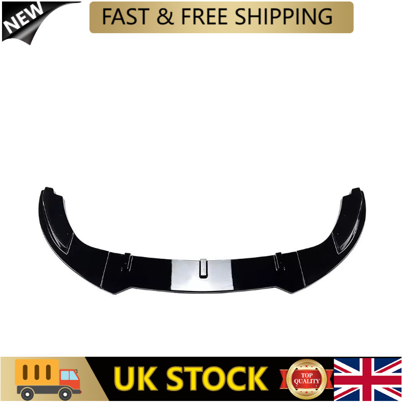 For VW Golf MK5 GTI GT TDI Gloss Black Front Splitter Spoiler Lip Body Kit 03-08