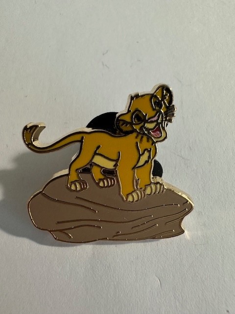 Young Simba Standing on Rock Simba - 30th Anniversary Lion King Disney Pin F1