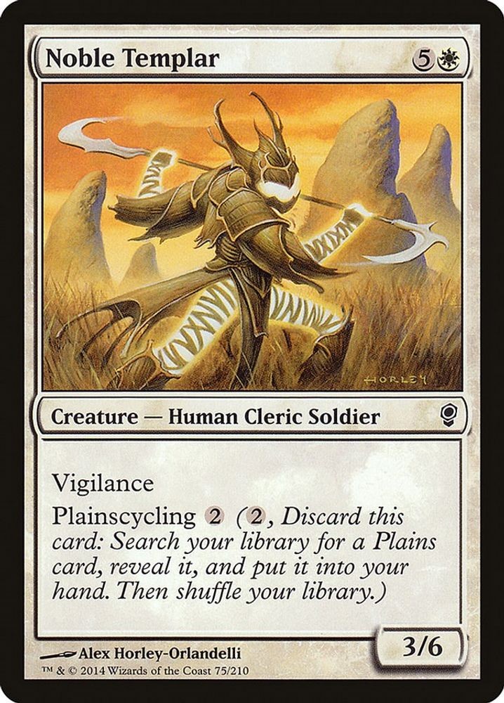 2014 Magic: The Gathering: Conspiracy - Noble Templar (#75, C, Near Mint)