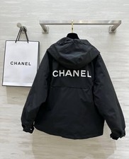 Chanel Black Raincoat Windbreaker