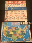 Vtg 1960 Milton Bradley Game of the States No. 4920 COMPLETE 3 taped box corners