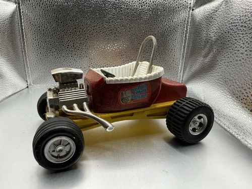 Tonka Mini Bucket T-Bucket Hot Rod Diecast Vintage Drag Car Red/Yellow