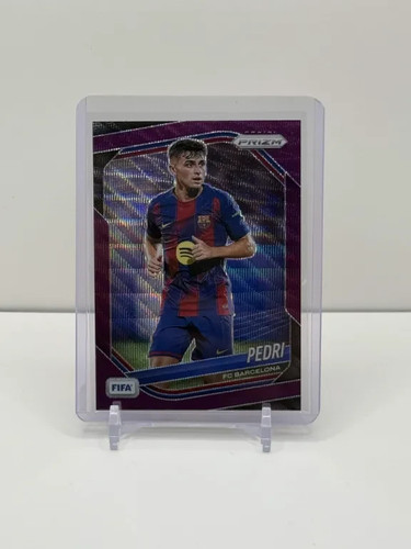 2025-26 Panini Prizm FIFA Pedri #244 Barcelona Wave /49