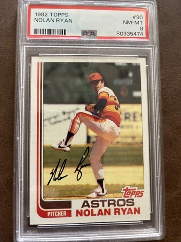 1982 Topps - Nolan Ryan #90 PSA 8