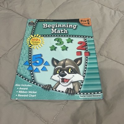 NEW Ready-Set-Learn: Beginning Math Pre-K To K Workbook