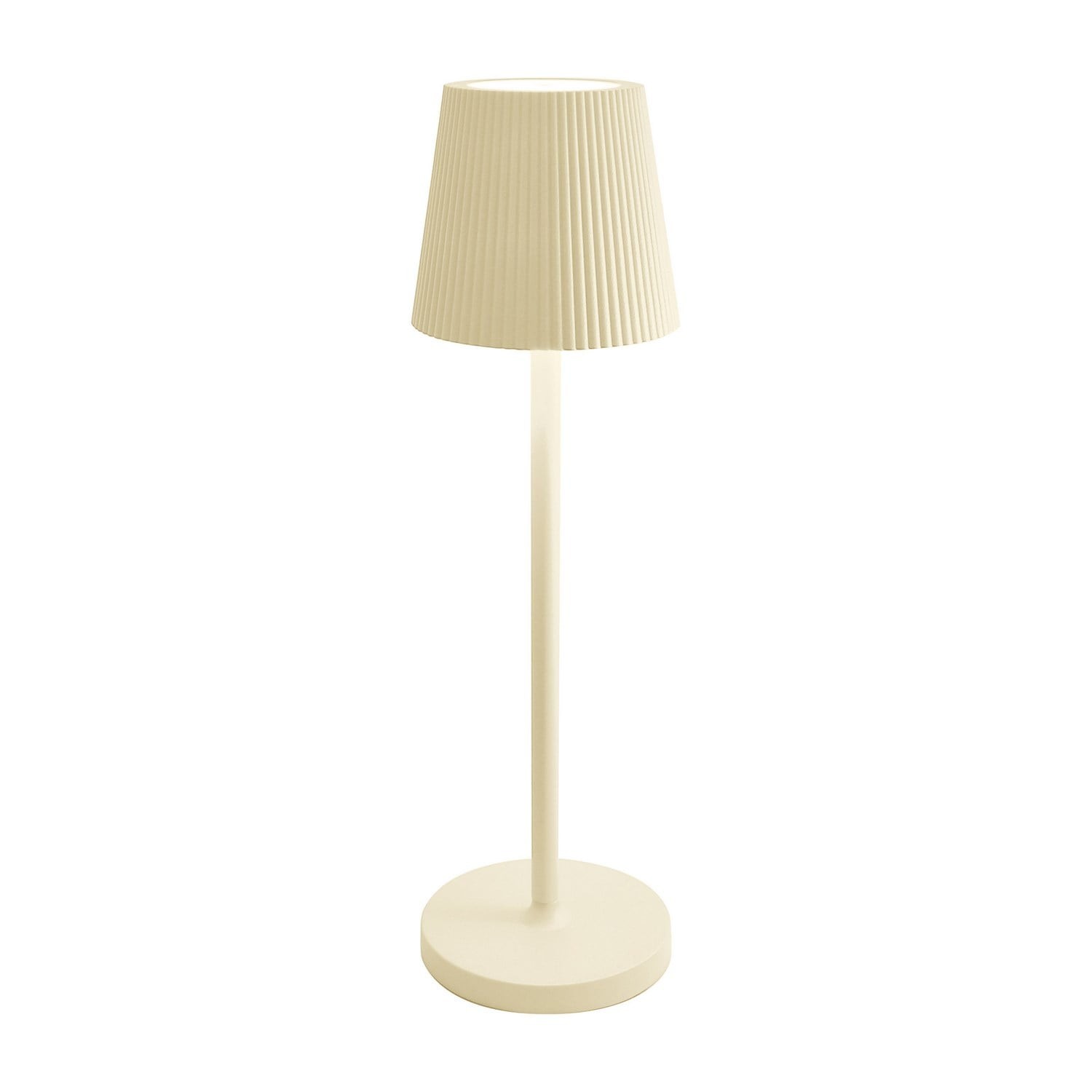 Lampada LED Emma Avorio IP58 Professionale | Ricaricabile per Ristoranti