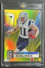 JSY# JULIAN EDELMAN 2014 PANINI SPECTRA #99 GOLD PRIZM JSY# 11/25 PATRIOTS