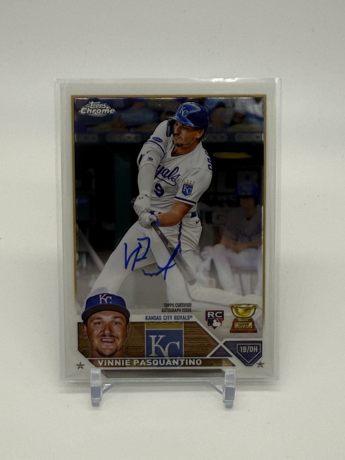 2023 Topps Chrome Vinnie Pasquantino Auto RC #RA-VP Royals Rookie RC