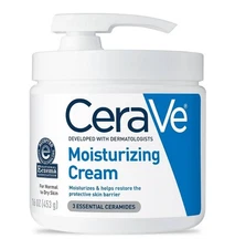CeraVe moisturizing cream (16oz )with pump and Hydrating Facial Cleanser