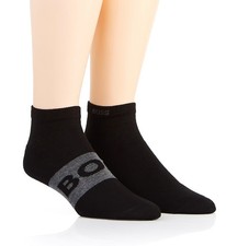 Boss Hugo Boss 0469720 NOS Logo Low Cut Socks - 2 Pack