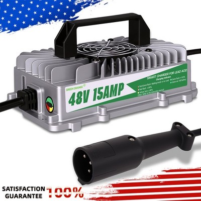 48V 15A Golf Cart Lead-acid Battery Smart Charger For Club Car DS Precedent