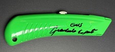 Giancarlo Esposito Signed Box Cutter "Gus" Inscription Breaking Bad JSA