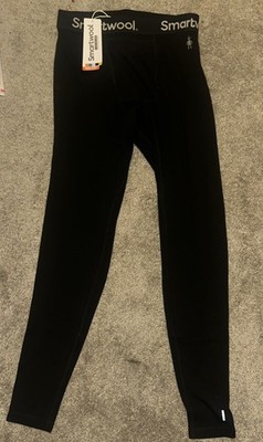 SmartWool Mens Classic Thermal Merino Base Layer Bottom Medium NWT Black