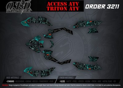 SCRUB DEKORSATZ SO3211 TRITON/ACCESS AMS 4.30/4.38/480 SX SM GRAPHIC KIT B