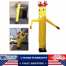 Yellow 10ft Inflatable Wacky Waving Flailing Arms Tube Man Dancing Air Puppet