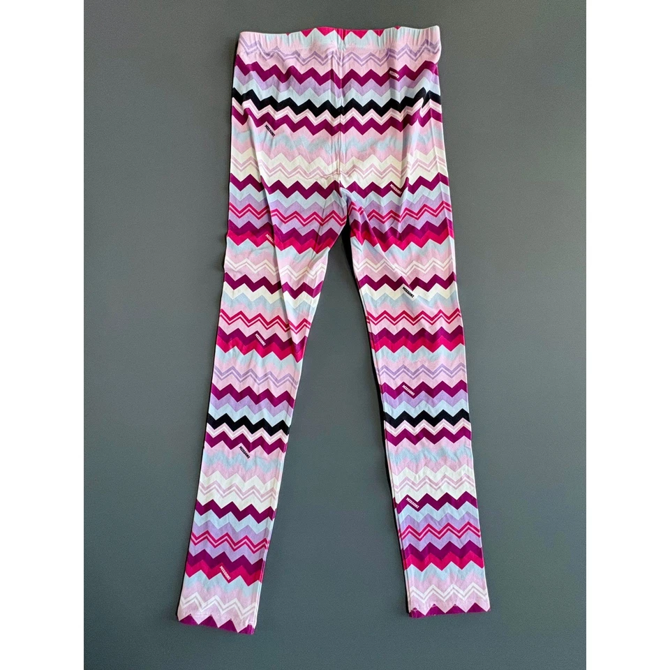 Nuevos Leggings Auténticos Missoni Niñas - Talla 12A - Icónico Patrón Zig-Zag Foto 3 de 4