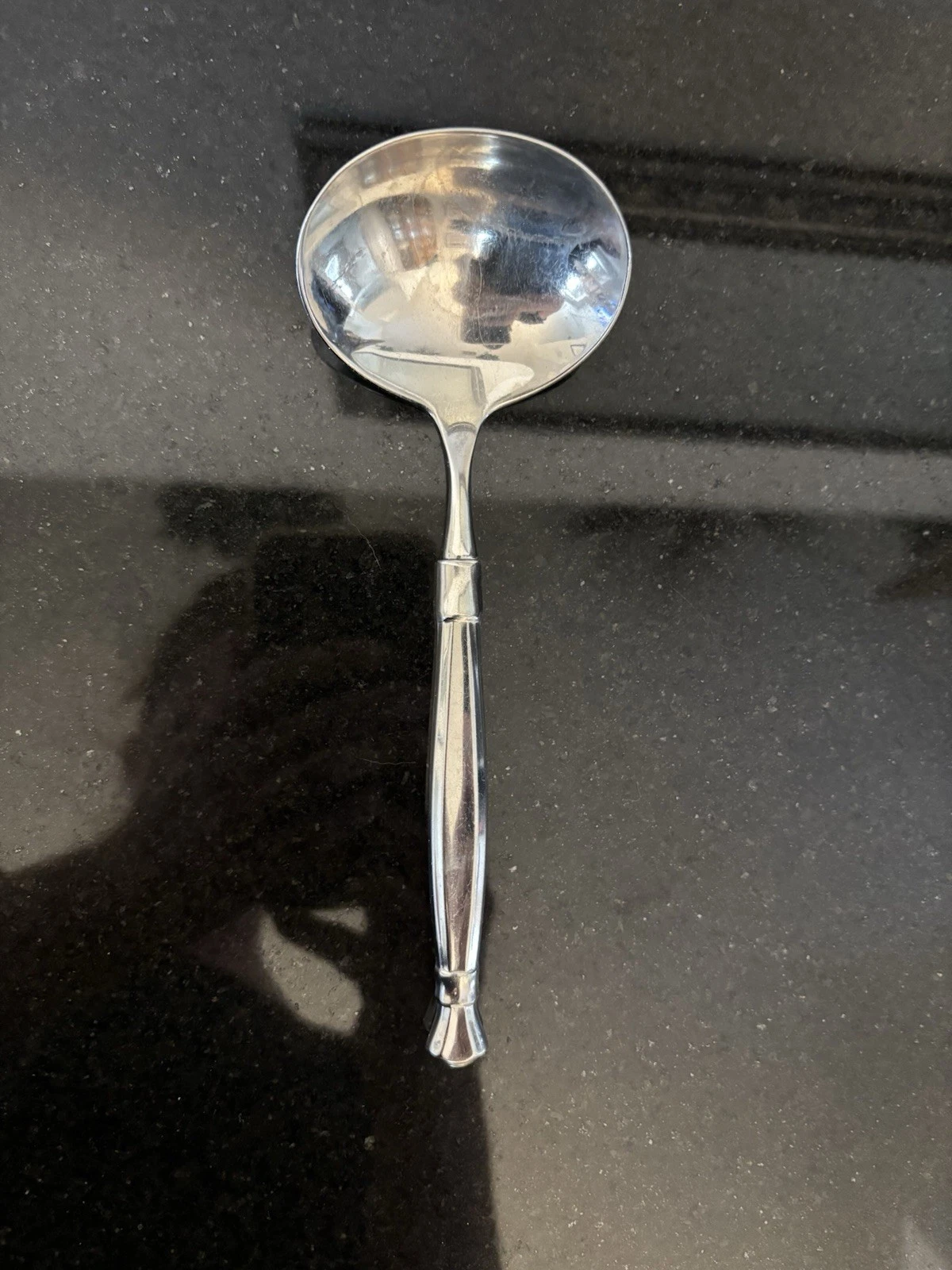 Oneida ACT 1 Cube Glossy Stainless Flatware Ladle Soup Spoon Serving Utensil