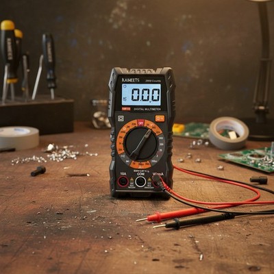 Precision Digital Multimeter for Home and Automotive - Anti-Burn Features