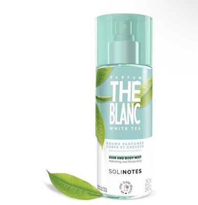 Solinotes White Tea Blanc Hair & Body Mist Fragrance Spray, Vegan 250ml New