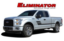 ELIMINATOR 2021-2024 Ford F-150 Stripes Side Door Hockey Vinyl Graphics Decals