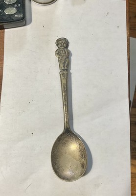 Vintage Campbell's Soup Kids Spoons Boy Stamped ''IS'' International Silver