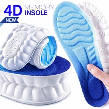 4D Memory Foam Orthotic Insoles for Heel & Plantar Fasciitis Pain Trainer Insole
