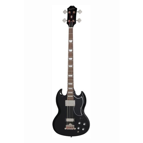 Epiphone SG Bass EB-3 2-Pickup Ebony Epiphone Bass with gig bag - Picture 8 of 9