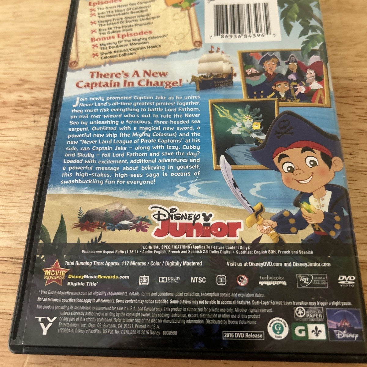 Captain Jake and the Never Land Pirates: the Great Never Sea