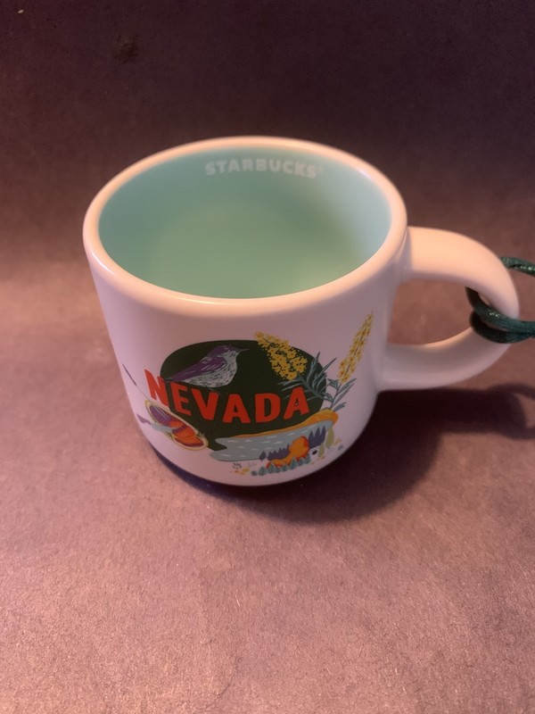 starbucks discovery series 2 OZ Nevada Mini Mug Ornament Expresso Cup 2024 New