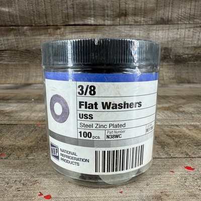 3/8 USS Flat Washers National Refrigeration Products NRP Part No N38WC