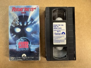 VHS — FRIDAY THE 13th Part VI — First Print in Waterfall Back Shrink