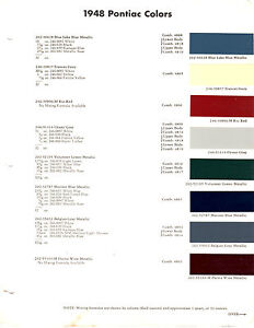 Silver Streak Color Chart