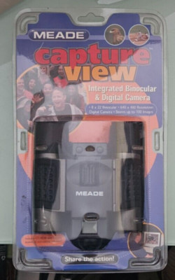 meade  CAPTURE VIEW 8x22 integrated binocular & digital camera  NEW NOS