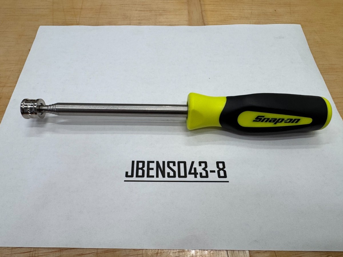 Snap-on Tools NEW HI-VIZ Soft Grip Telescoping 5lb Magnetic Pick