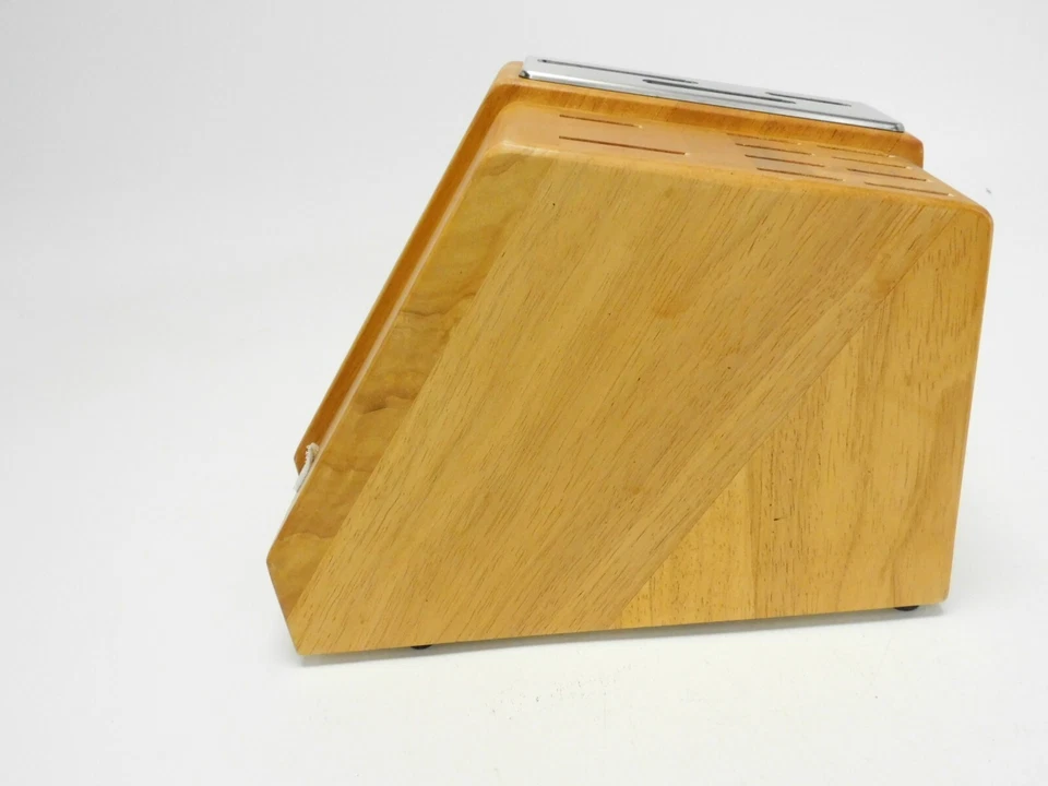 Calphalon Select 13 Slot Knife Block Sharpening Wood Cutlery Chef - Image 4 of 4