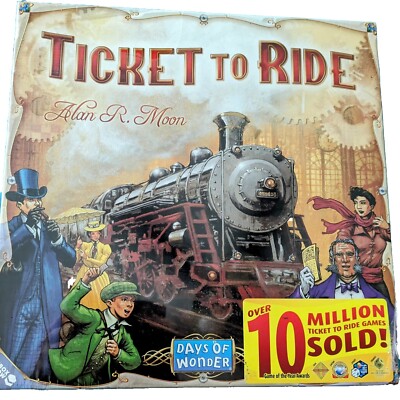 Days of Wonder Ticket To Ride by Alan R. Moon Train Adventure Board Game